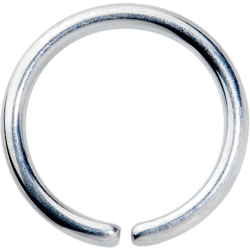 18 Gauge 7mm Grade 23 Titanium Bendable Hoop Ring