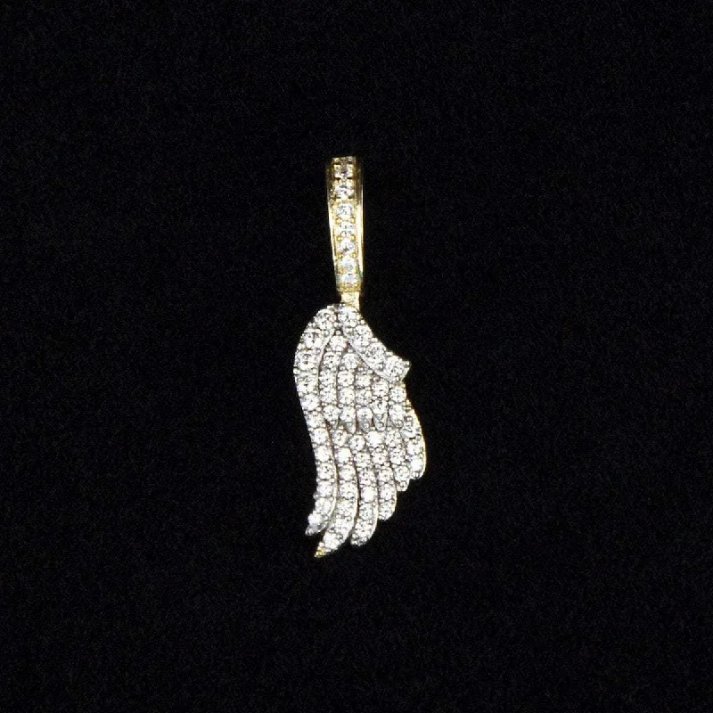 18k Vermeil Micro Angel Wing Pendant