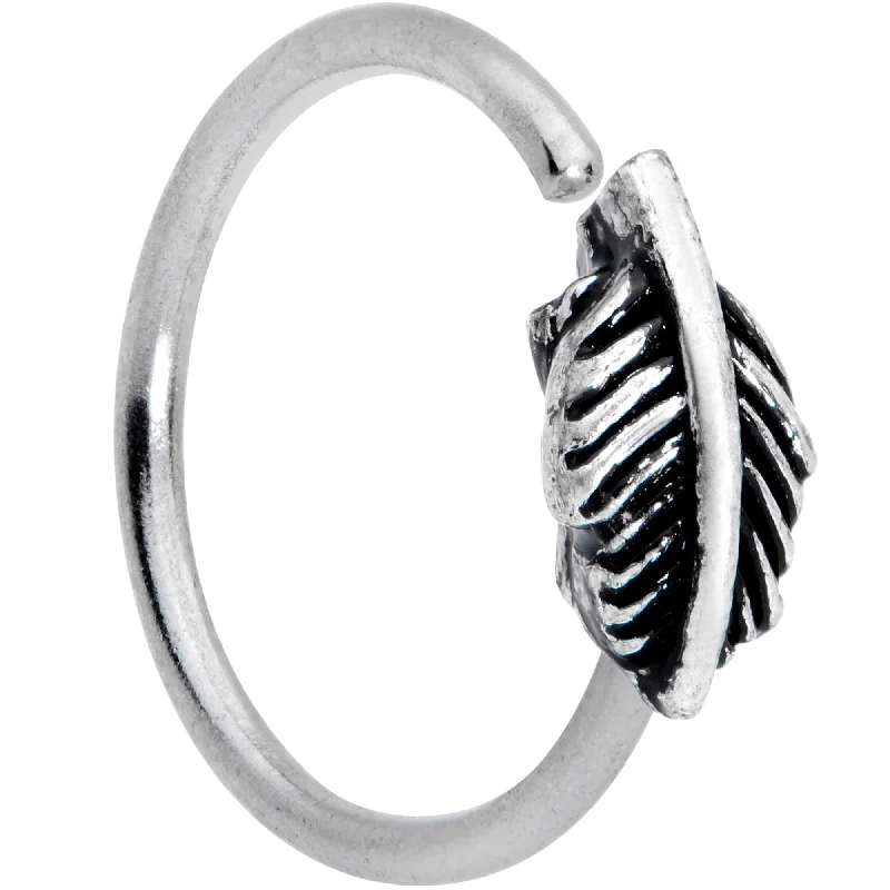 20 Gauge 5/16 Feather Seamless Circular Ring