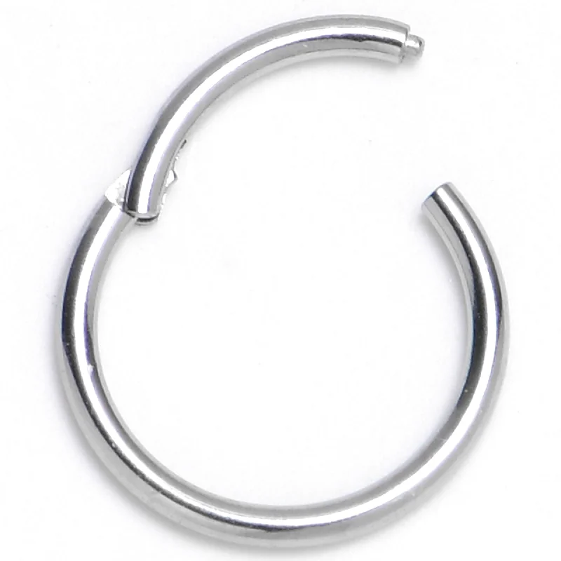 20 Gauge 7mm 316L Surgical Steel Precision Hinged Segment Hoop