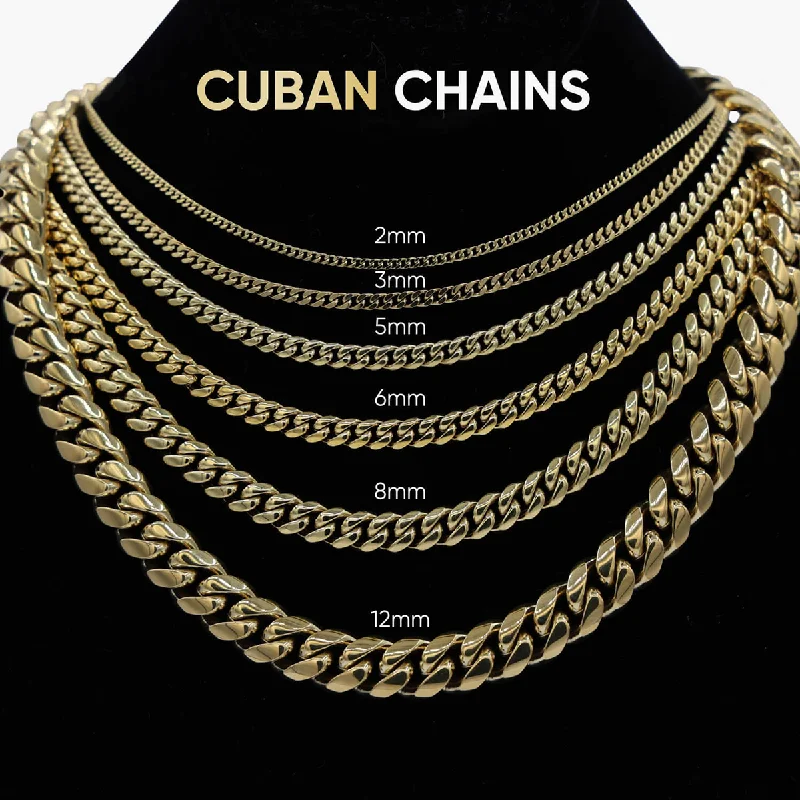 Cuban Link Necklace In Yellow Gold - 5mm