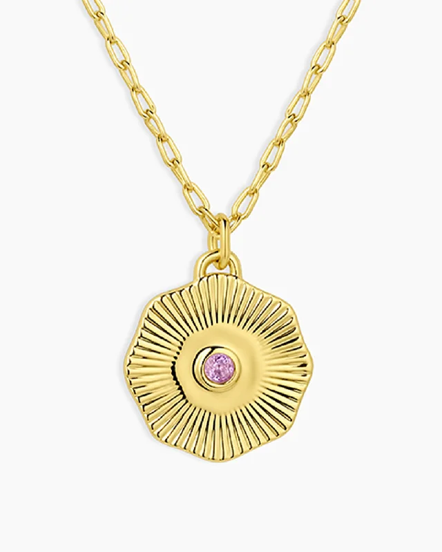 Gold Plated / Amethyst - February