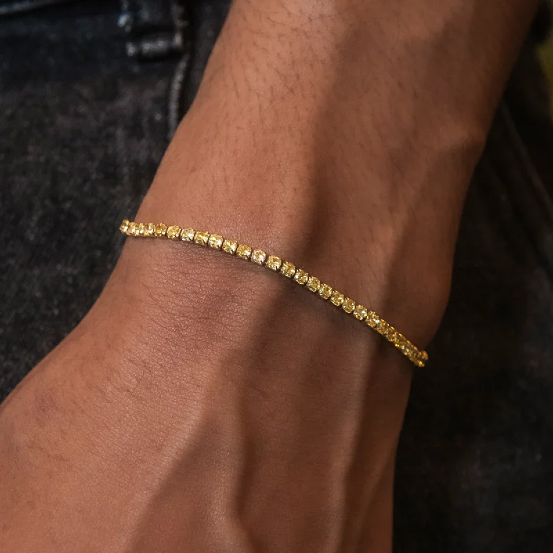 Canary Micro Tennis Bracelet