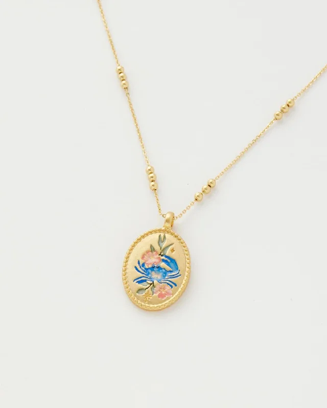 Cancer Zodiac Necklace