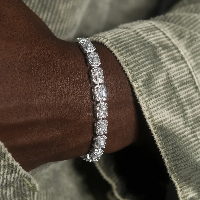 Diamond Cushion Cut Tennis Bracelet