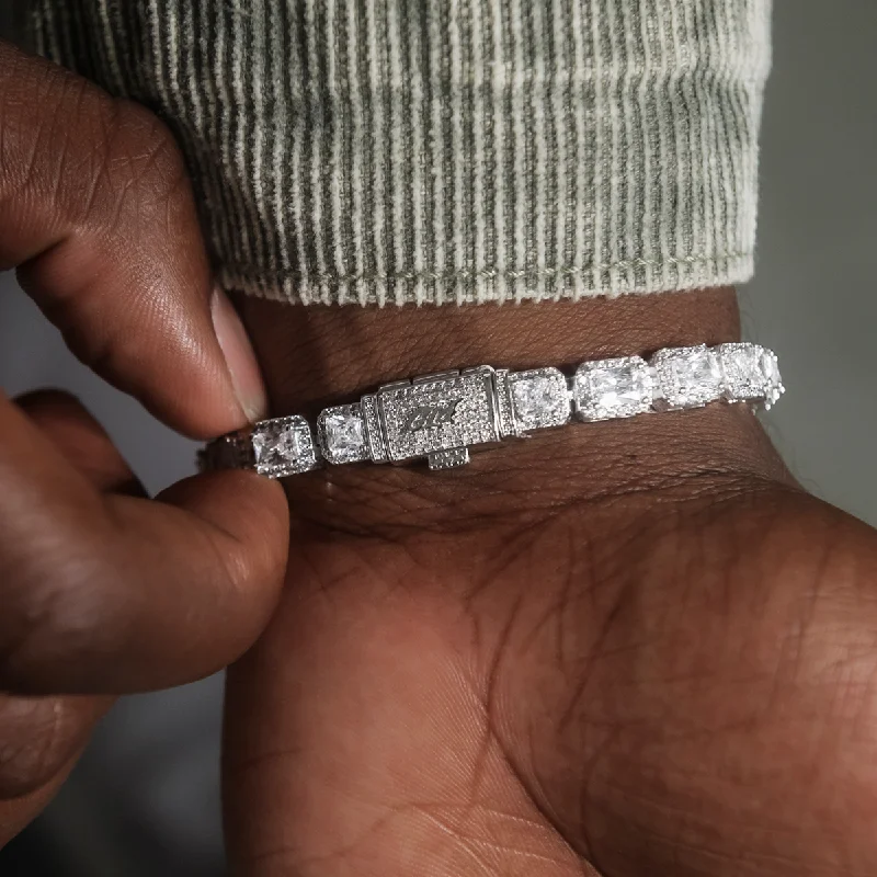 Diamond Cushion Cut Tennis Bracelet