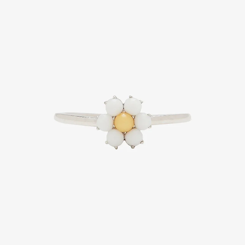 Gemstone Daisy Ring