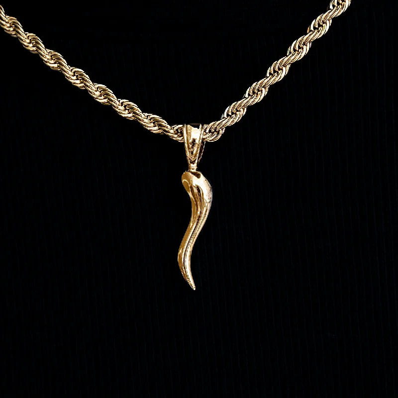 Italian Horn Pendant