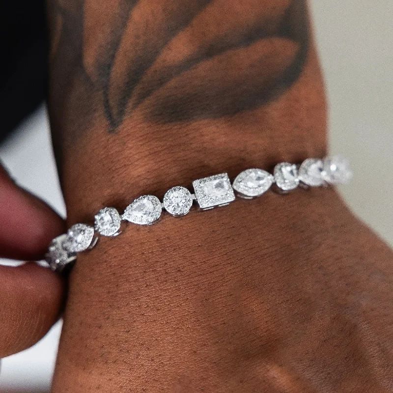 Mixed Diamond Pave Bracelet