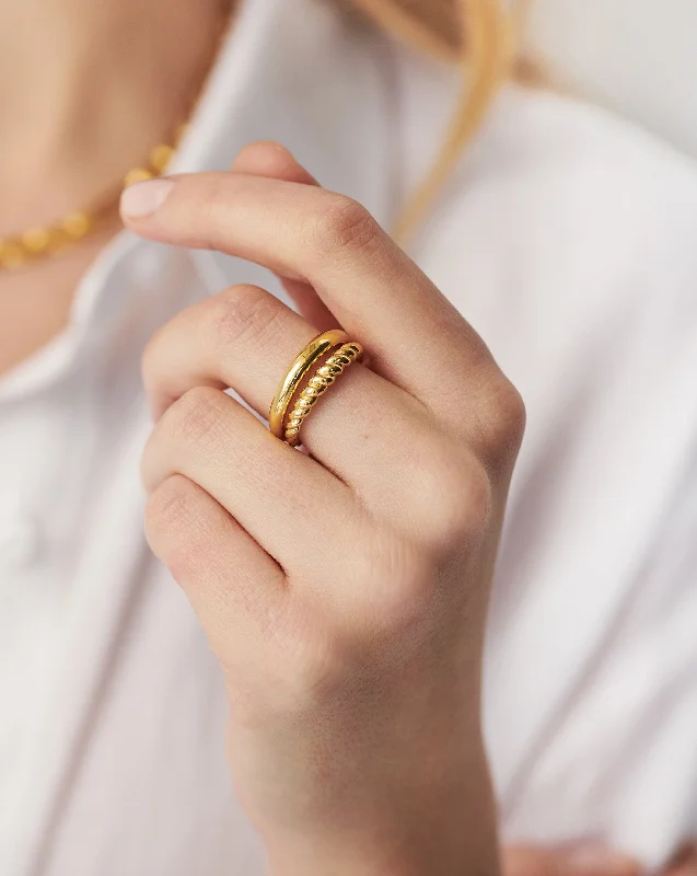 Radial Ring | 18k Gold Vermeil