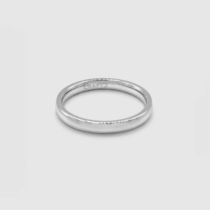 Round Band Ring (Silver) 3mm