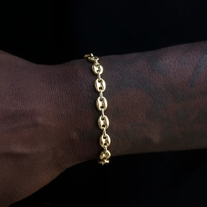 Valentina Bracelet in Yellow Gold- 7mm