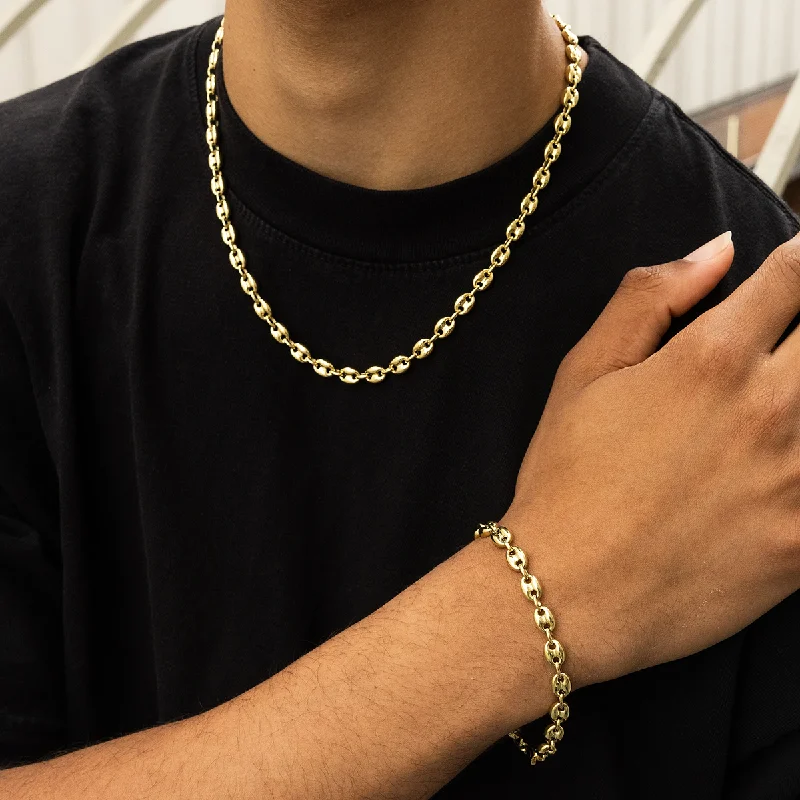 Valentina Chain in Yellow Gold- 7mm