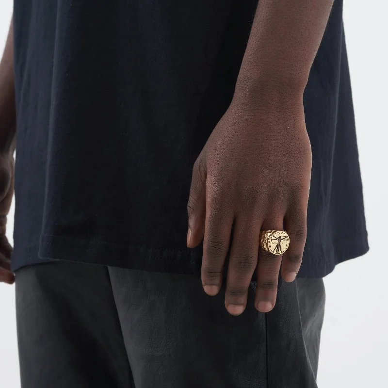 Vitruvian Ring (Gold)